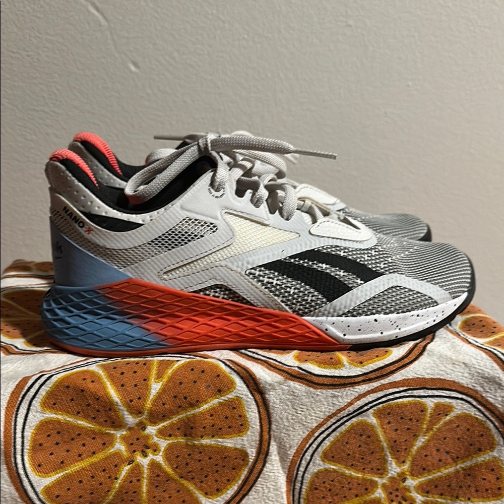 Reebok Shoes - White, Black, and Red